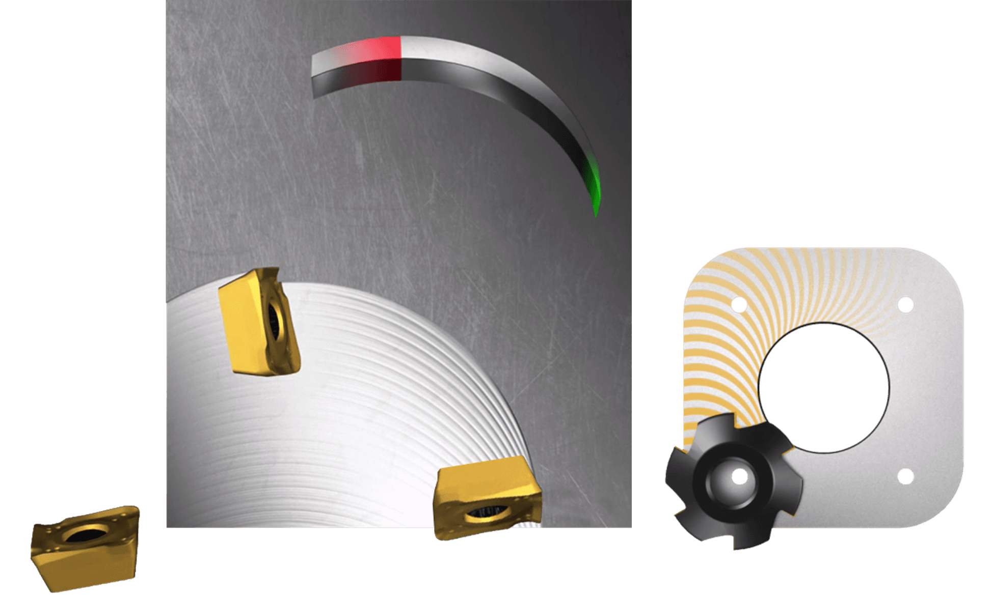 Frässtrategie - von dicken zu dünnen Spänen