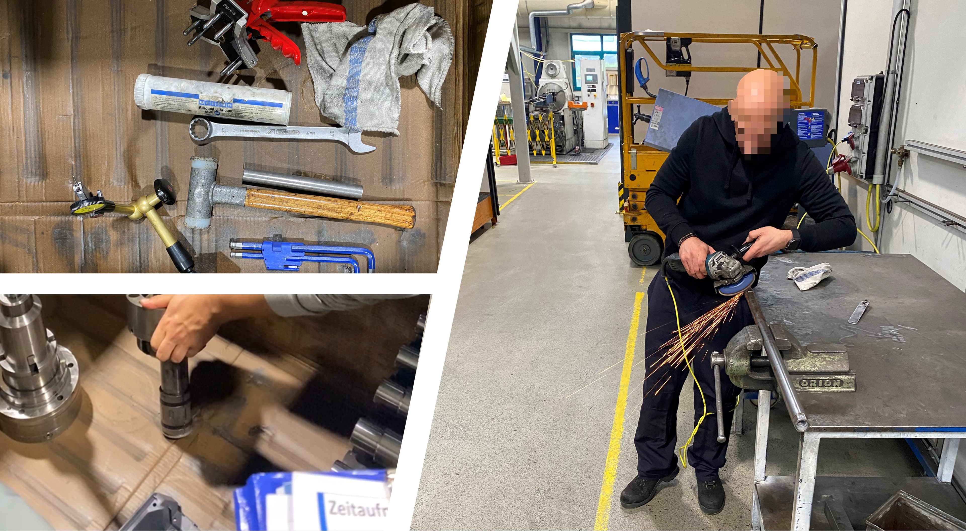 Betrachtung der Arbeitsvorgänge